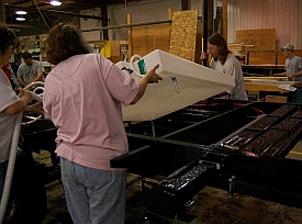 Holding tank installation