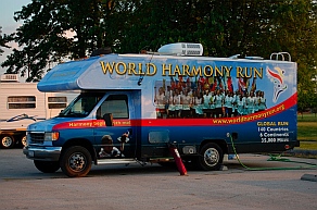 World Harmony Run truck Chanute KS