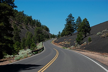 Sunset Crater lava flow Flagstaff AZ