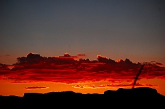 Gorgeous sunsets are a regular sight when living the fulltime RV lifestyle
