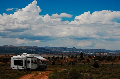 Boondocking (drycamping) in Dixie National Forest