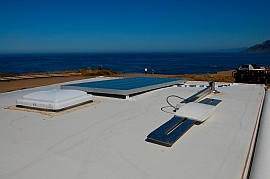 130 watt Kyocera solar panel on our Lynx travel trailer RV