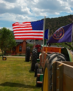 Tractor show at Iron Country Fair, Parowan, Utah