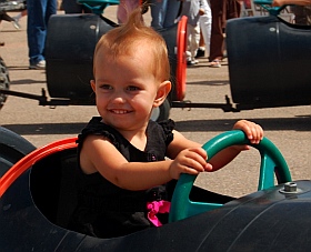 Kids get fun rides at Iron Country Fair, Parowan, Utah