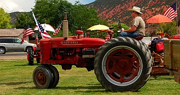 Tractor show at Iron Country Fair, Parowan, Utah