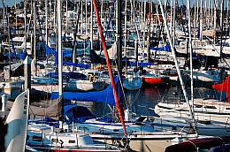 Shelter Island Harbor San Diego where we boondock in our fifth wheel RV