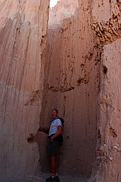 Pioche Nevada Cathedral Gorge State Park where we boondock in our fifth wheel RV