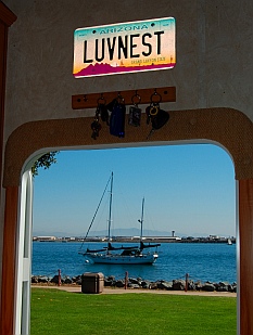 San Diego view from our RV