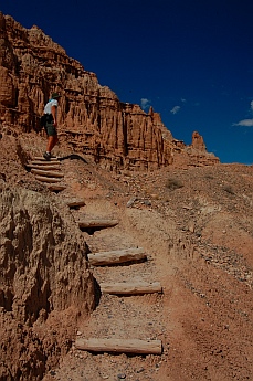 Cathedral Gorge State Park outside Pioche Nevada