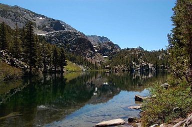 Fulltime RVing at Arrowhead Lake near Mammoth Lakes CA California