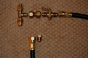 Gas fittings for our Vanguard blue-flame heater