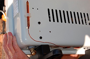 Thermostat installation on our Vanguard VP20BT