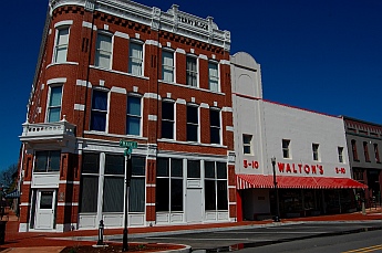 Sam Walton's first store in Bentonville, AR