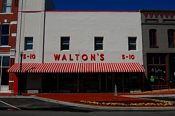 Sam Walton's first store in Bentonville, AR