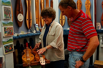Feelin' Groovy at The Dulcimer Shoppe, Mountain View, AR
