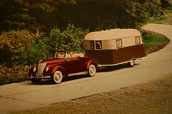 1930's vintage travel trailer