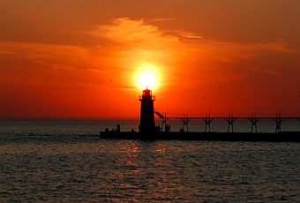 South Haven Michigan lighthouse