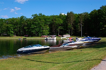 Higgins Lake campground Michigan