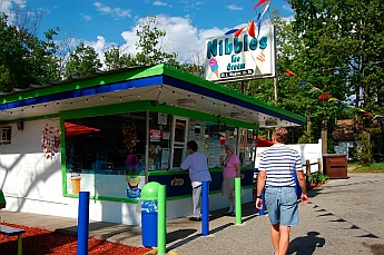 Higgins Lake campground Michigan