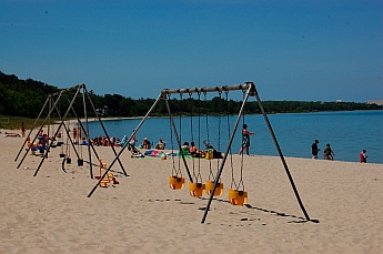 Charlevoix, Michigan beach