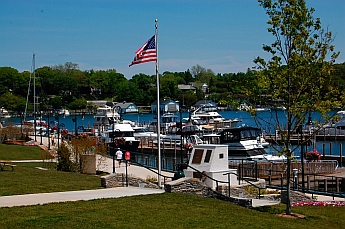 Charlevoix, Michigan Harbor