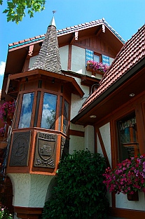 The German immigrant town of Frankenmuth Michigan