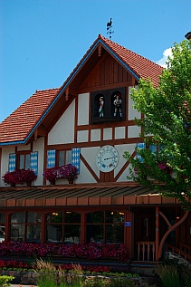 The German immigrant town of Frankenmuth Michigan