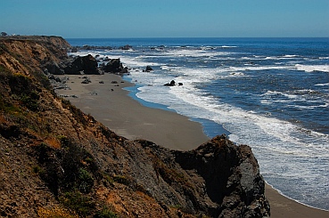 Route 1 erosion Westport-Union State Park on the northern CA California coast.  Not good for an RV