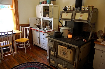 Kitchen inside 40 Mile Point Lighthouse