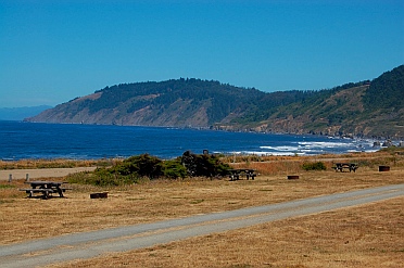 Spacious campsites at Westport-Union State Park on the northern CA California coast