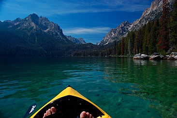 Redfish Lake Idaho kayaking