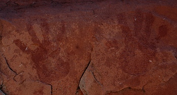 Red Rock Canyon National Conservation Area Nevada Calico Hills pictographs