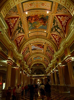 Hallway in the Venetian Hotel