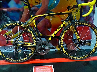 Alberto Contador Tour de France Trek bike