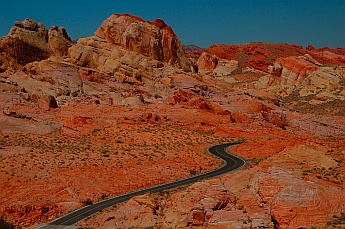 Scenic Road to White Dome hiking trail.