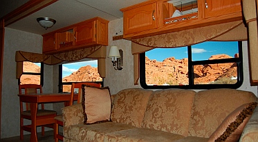 View out our RV window