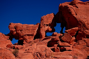 Arches in Atlatl Campground, Valley of Fire State Park