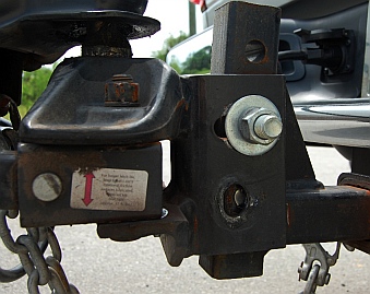 Sheered off Equalizer hitch bolt