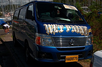 "Wet Paint" minibus