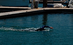 Mexican SAR swimmers train at Hotel Coral & Marina