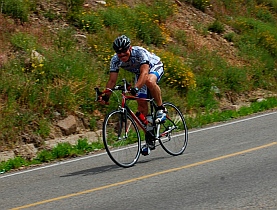 Racing cyclist