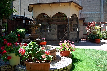 An aviary in front of a home in Ensenada, Mexico