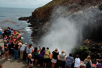 La Bufadora (the Blow Hole) erupts