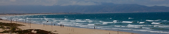 Waves crash on Estero Beach