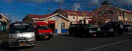 Hillsborough Carriacou Grenada town streets.