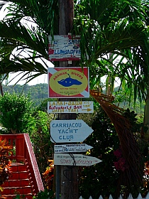 Road signs Carriacou Grenada