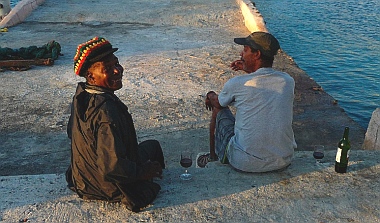 Locals greet Christmas Morning