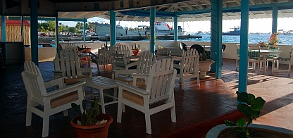 Clifton Harbor Hotel bar, Union Island, SVG