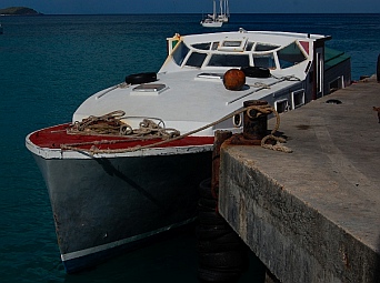 Our ferry boat to Union Island, SVG