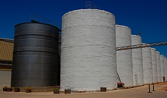 L.A. Cetto Winery moonshine tanks used during Prohibition